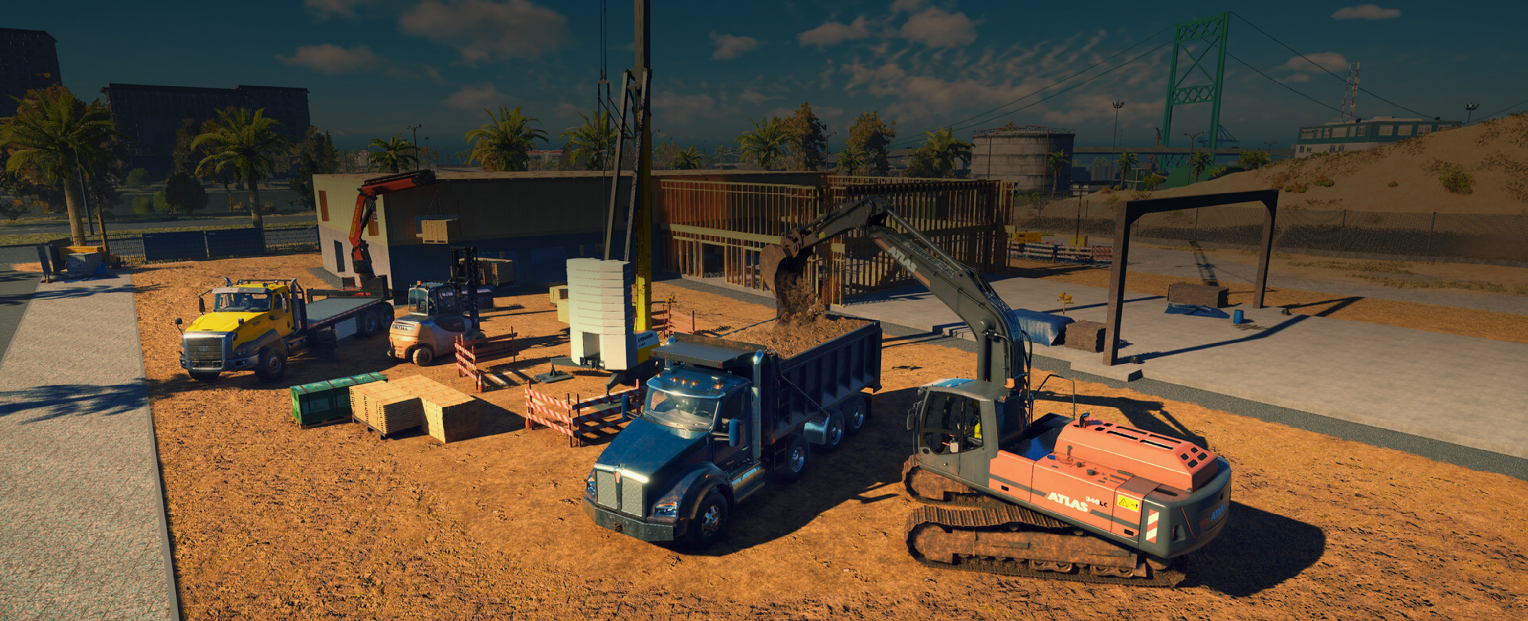Moza FCS Farming Control System - builder simulation